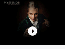 Tablet Screenshot of mysterionthemindreader.com